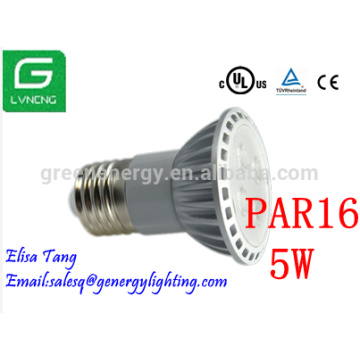 Alibaba express UL listed TUV approved LED spotlight PAR16 5w